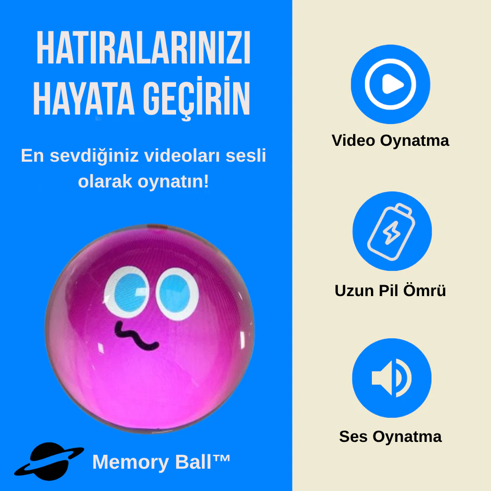Memory Ball™ Kişiselleştirilmiş Anı Küresi