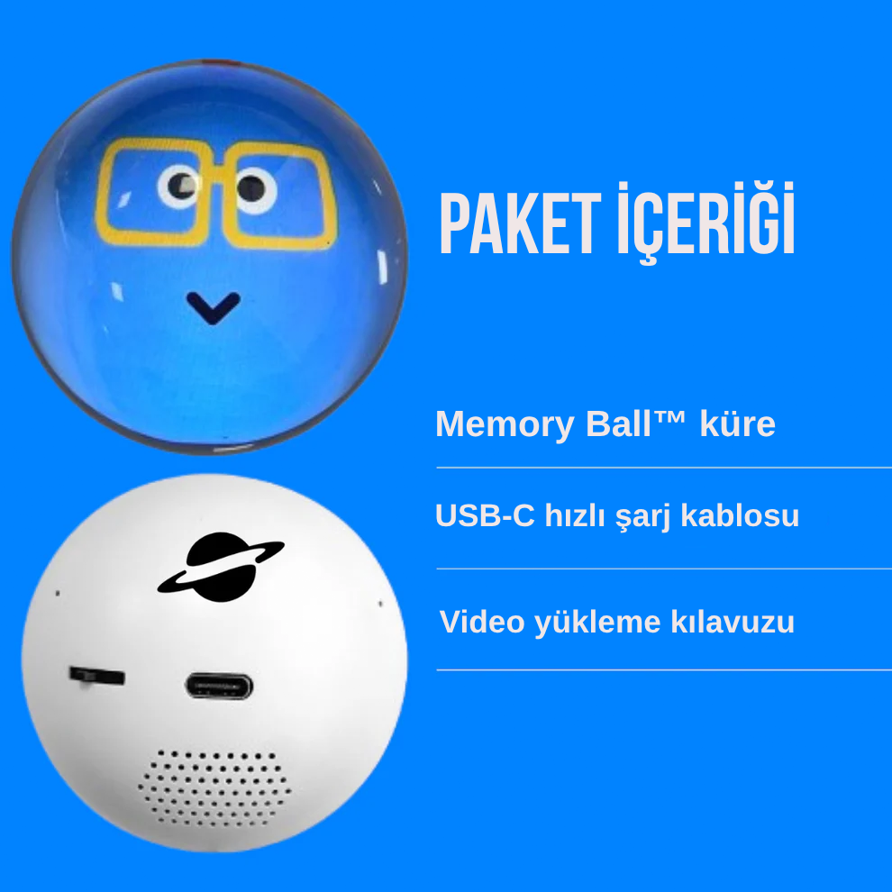 Memory Ball™ Kişiselleştirilmiş Anı Küresi
