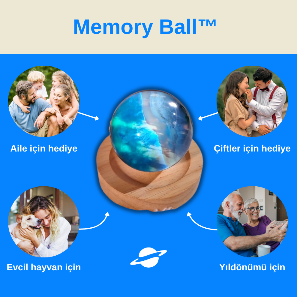 Memory Ball™ Kişiselleştirilmiş Anı Küresi