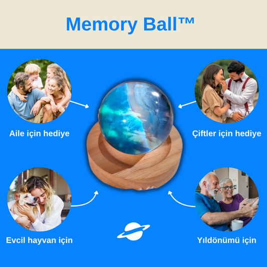 Memory Ball™ Kişiselleştirilmiş Anı Küresi